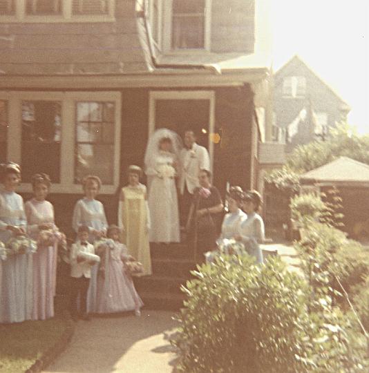 o30.jpg - The bride and bride's maids, July 1970.