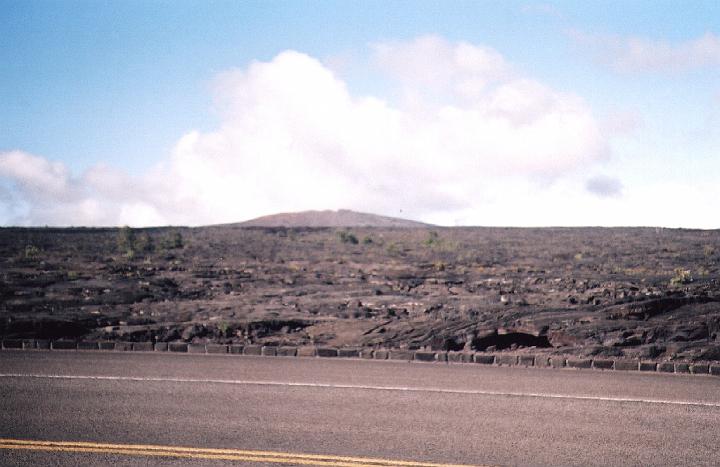 h089.jpg - Mauna Ulu seen from the Chain of Craters Road.