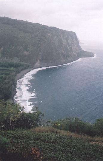 h096.jpg - The coast at Waipi'o Valley on the north end of Hawaii Island.