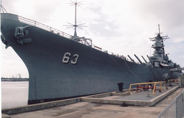 h110.jpg - The USS Missouri at Pearl Harbor.