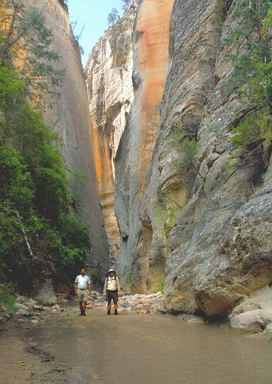 152.jpg - Vince and I posing in the Virgin River.